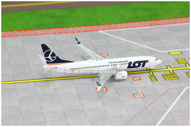 1:400 JC Wings LOT BOEING 737 MAX 8 Passenger Airplane Diecast Aircraft Model