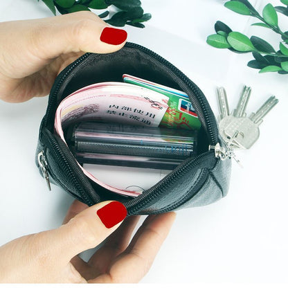 Fashion Zipper Short Wallet Bag Synthetic Leather Clutch Card Holder Coin Purses