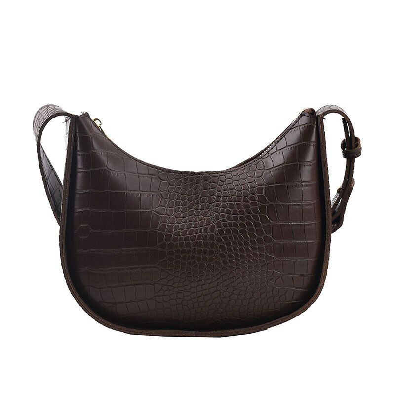 Square Shoulder Bags Luxury Handbag Retro Underarm Shopper Bag Synthetic Leather