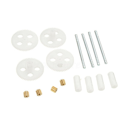 Plastic +Metal Gear Shaft Motor Cogs Set For Syma X5 X5C X5SC X5SW RC Quadcopter