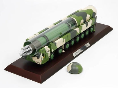 1:72 40CM DF-41 Intercontinental Ballistic Missile Launcher Truck Diecast Model