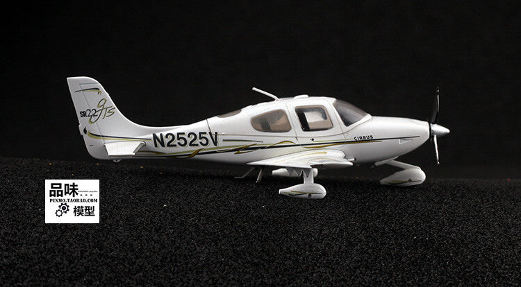 1/72 Cirrus SR22 single engine small aircraft alloy aircraft model