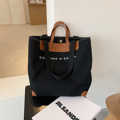 Canvas Handbag Summer Soft Shoulder Handbag Travel Tote Shopper Bags Travelling