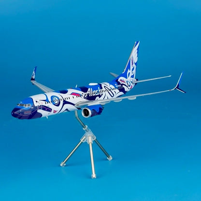 1:200 Geminijets Alaska Airlines Boeing 737-800S Passenger Plane Diecast Model