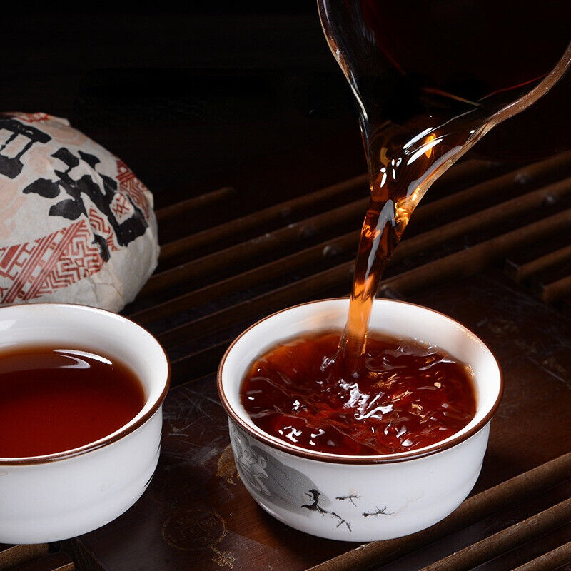 500g Bamboo Shell Pu-Erh Jujube Fragrant Tuocha Premium Cooked Pu'er Black Tea