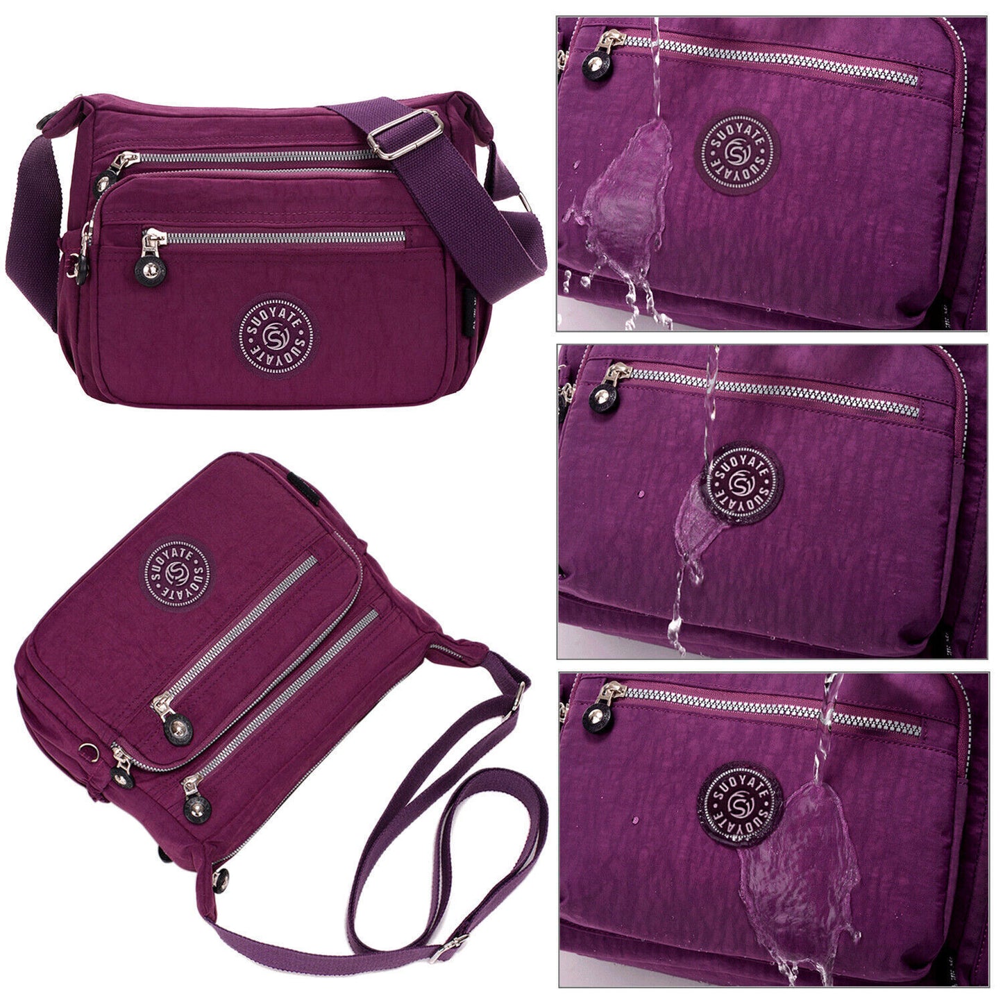 Waterproof Messenger Cross Body Ladies Handbag Bag Shoulder Bag Women Purse
