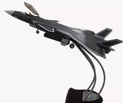 1:18 122CM CHINA J-20 Stealth Fighter Plane Army Diecast Military Aircraft Model