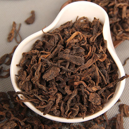 800g Ancient Tree Bamboo Basket Packing Spring Puer Tea Ripe Puerh Tea Loose Tea