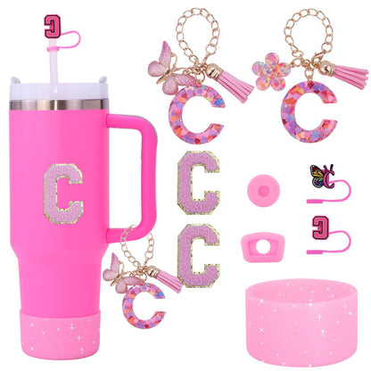 8Pcs Cup Accessories for Stanley Cup 40&30oz Insulated Tumbler Travel Cup Decor