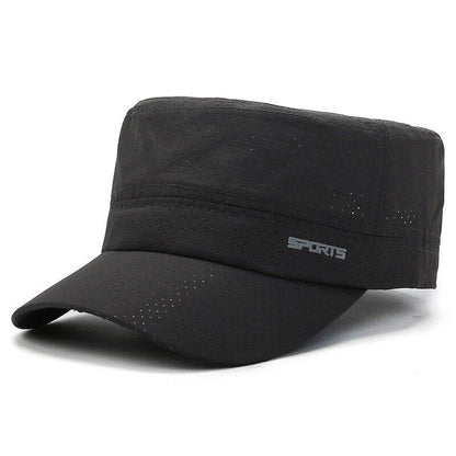 Neutral Hat Retro Cap Flat Cap Cotton Cap Military Cap Retro Temperament Stylish