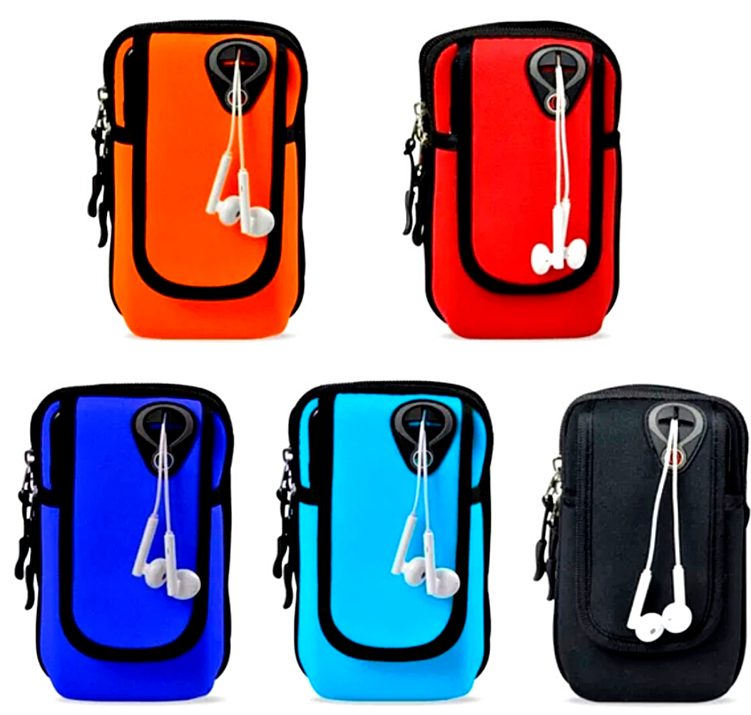 Case Forro Funda para Smart Phone Cell banda para Telefonos de brazo Deportes