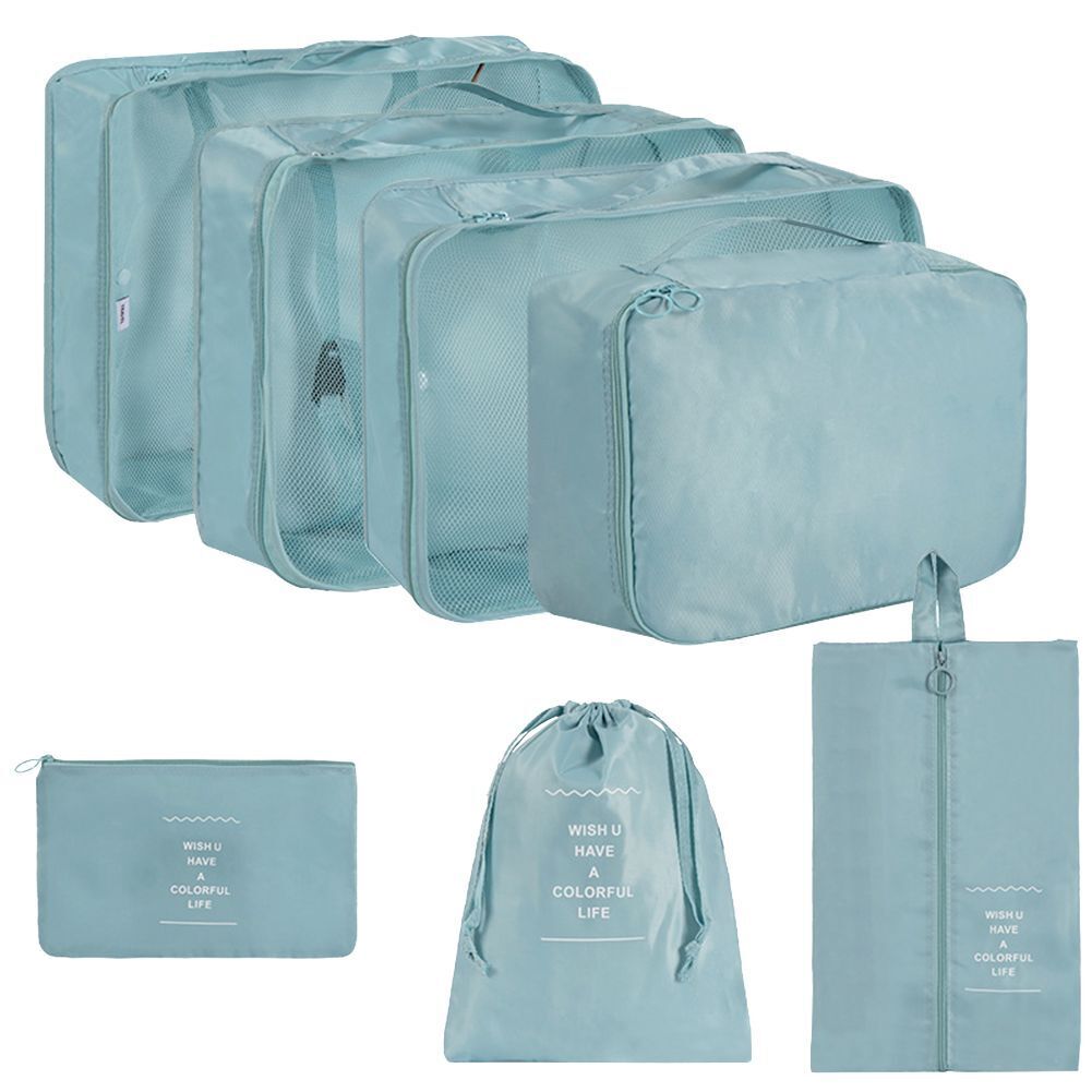 Cosmetic Packaging Bags Double Zipper Organizer Set Lightweight Breathable Mesh