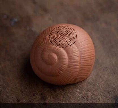 Snail Tea Pet Yixing Zisha Purple Clay Filter Net Creative Tea Strainer Mascot