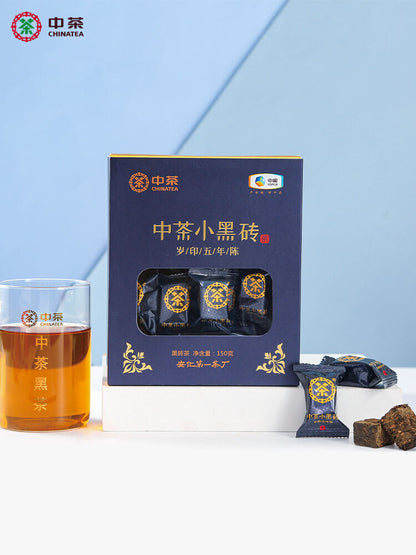 COFCO Anhua Black Tea SuiYin Five Years Old Small Black Brick Tea HEI ZHUAN 150g