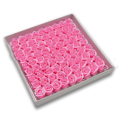 81Pcs Rose Box Flower Petal Scented Bath Soap Foot Body Bath Wedding Decoration