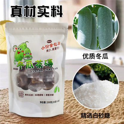 Taiwan Winter Melon Tea Brick. 250g. Granular Form. Travel-Sized Pack