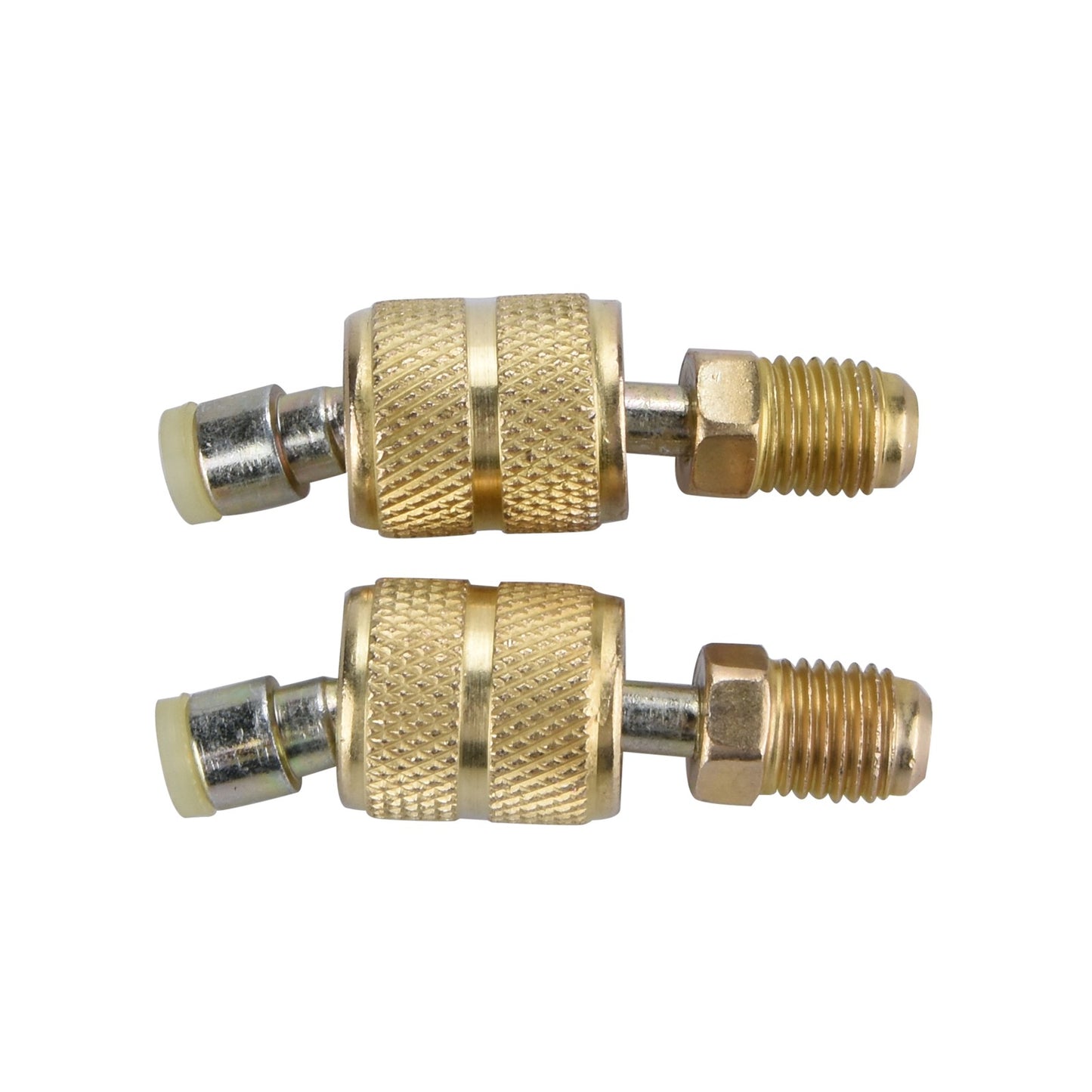 R410a Split Adapter Swivel Curve 5/16" Female 1/4" Male Charging Vacuum Port