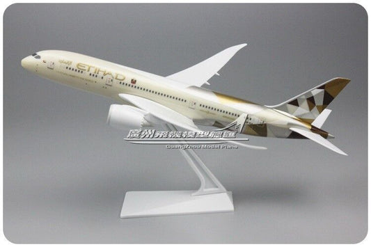 31CM 1:200 ETIHAD BOEING 787-9 Passenger Airplane ABS Plastic Assembled Model