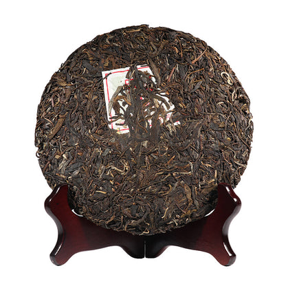 2017 LAN CANG ANCIENT TEA Puer Qi Zi Bing 007 Pu'er Tea Cake 357g Raw Pu'er Tea -