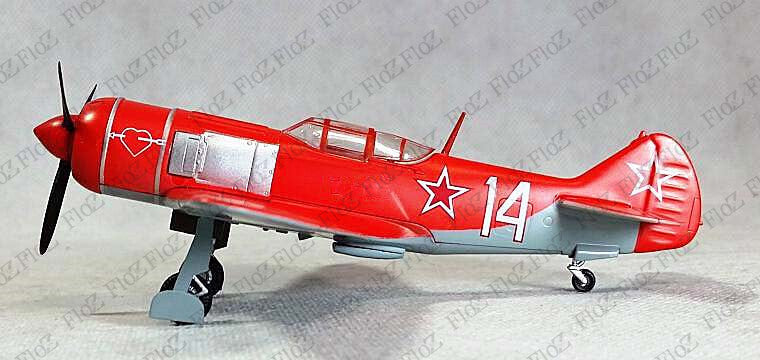 WWII Russia La-7 Amet khan Sultan 9th GFAR 1/72 finished plane Easy model