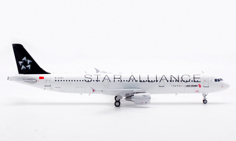 1:200 Aviation AIR CHINA STAR ALLIANCE AIRBUS A321 Passenger Plane Diecast Model