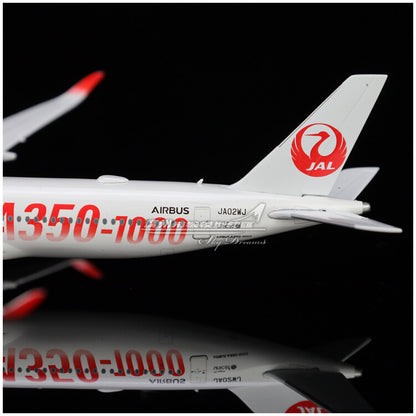 1:400 JC Wings JAPAN AIRLINES AIRBUS A350-1000 Passenger Airplane Diecast Model