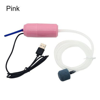 Aquariums Accessory USB Air Pump Fish Tank Silent Compressor Mini Oxygen Aerator
