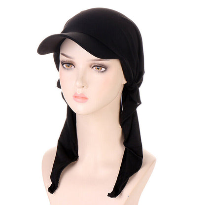 Ladies Women Hair Loss Scarf Cancer Chemo Cap Muslim Turban Hat Baseball Cap