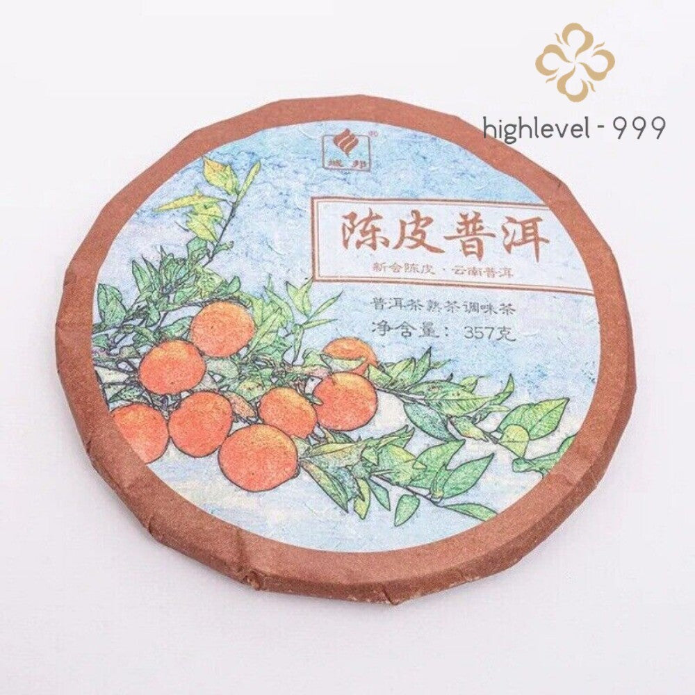 2024 Tangerine Peel Puerh Tea Gu Yi Dried Orange Peel Pu-erh Ripe Pu'er Tea 357g