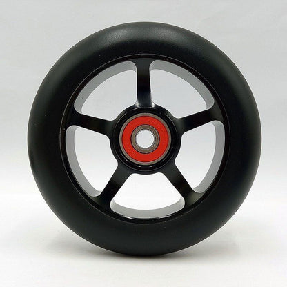 4pcs Stunt Scooter Wheels 100mm Aluminum Alloy Hub High-elastic PU Skates Wheels