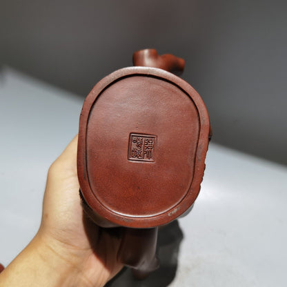collect vintage chinese yixing purple clay teapot zisha exquisite teaware art