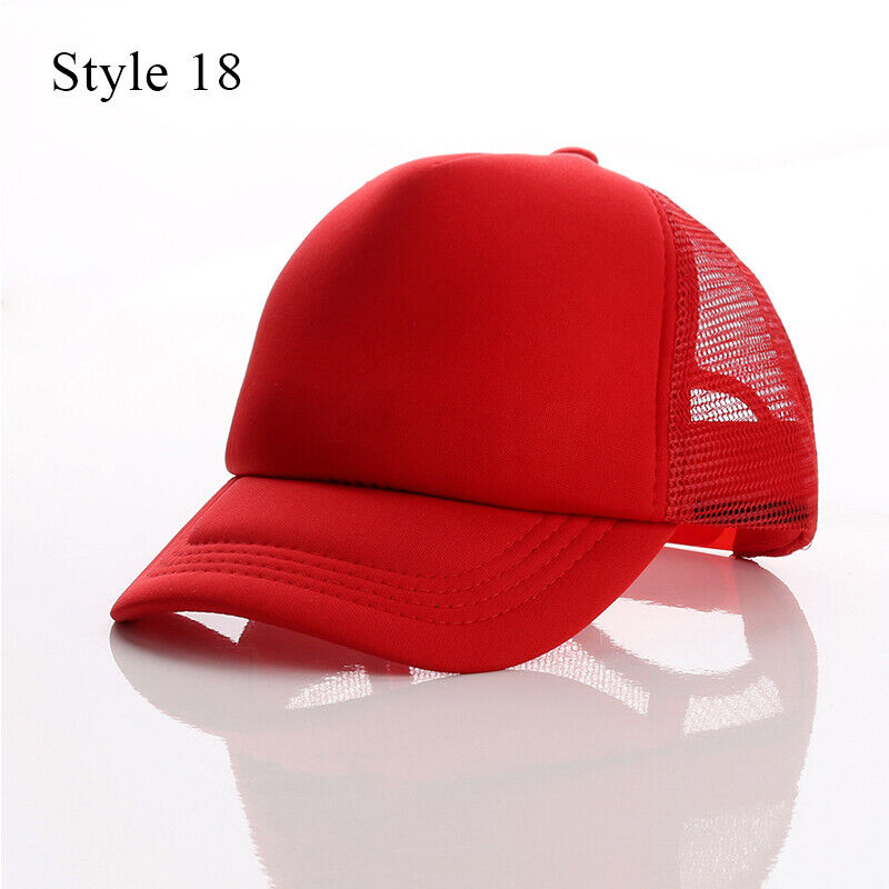 Parent-child Sun Hats Travel Soild Color Caps Baseball Caps Children Classic
