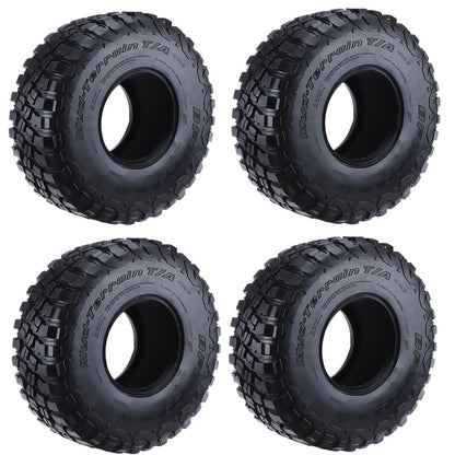 4Pack 1/10 RC Car 2.2'' Rubber Tire Tyre Cover For Axial SCX10 TRX4 D90 90046