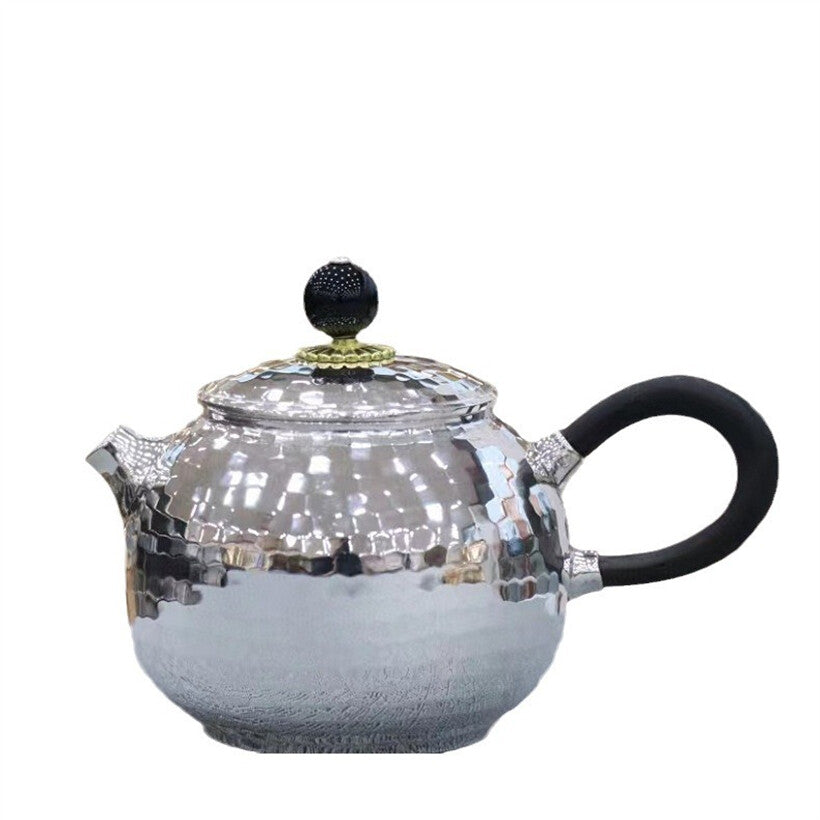 65g 75ml Pure Silver Tea Pot Full Handmade Pot Mini Sterling Silver Teaware Pot