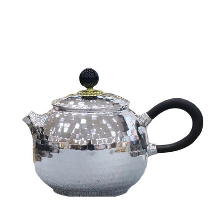 65g 75ml Pure Silver Tea Pot Full Handmade Pot Mini Sterling Silver Teaware Pot