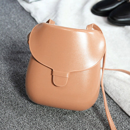 Messenger Bag Saddle Flap Shoulder Bag Small PU Leather Crossbody Bags Women