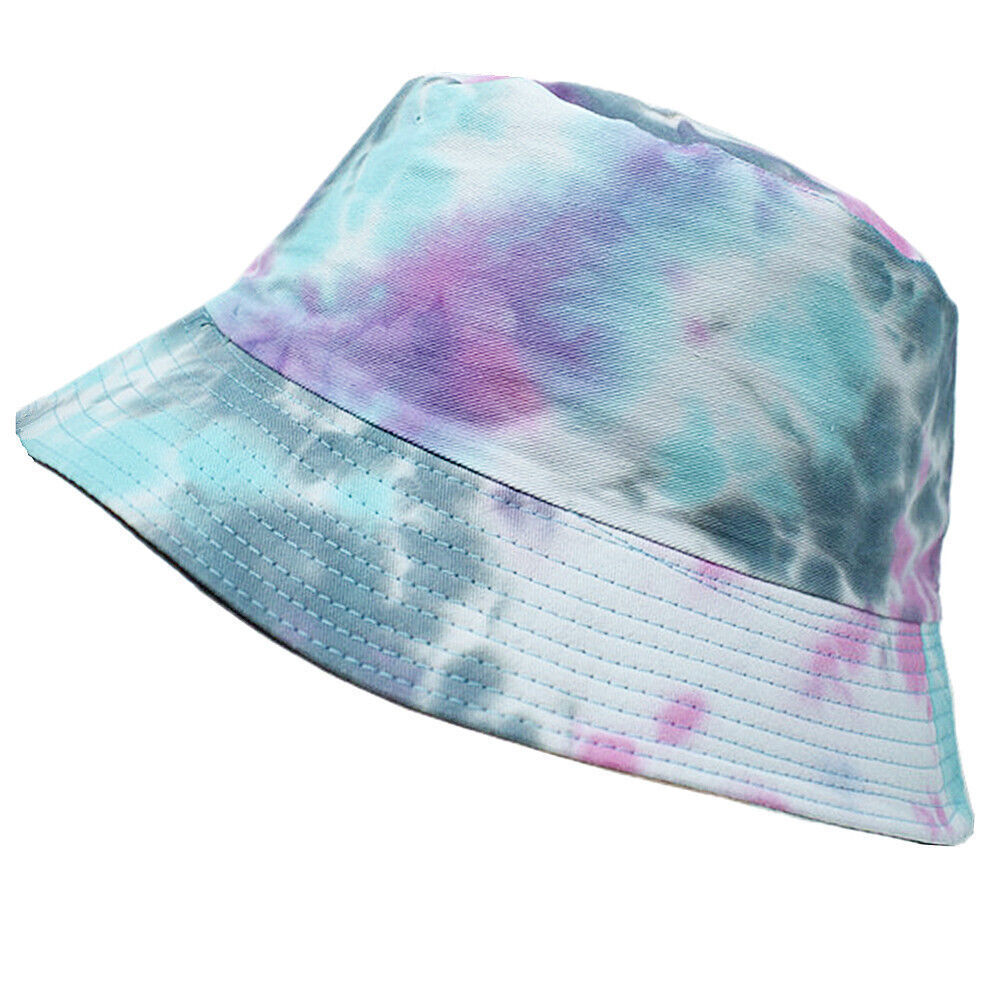 Unisex 100% Cotton Bucket Hat Boonie Hunting Fishing Outdoor Reversible Cap