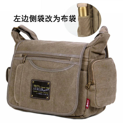 Men's Canvas Bag Men Crossbody Bag Men Messenger Bag Man Travel Shoulder Bags