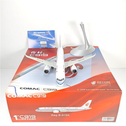 1:200 NG Model AIR CHINA C919 Passenger Airplane Diecast Aircraft Model