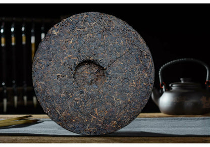 1998 Tong Chang Huang Ji Yuan Cha Aged Ripe Puer Tea Bulang Mt. Shu Pu Erh 357g