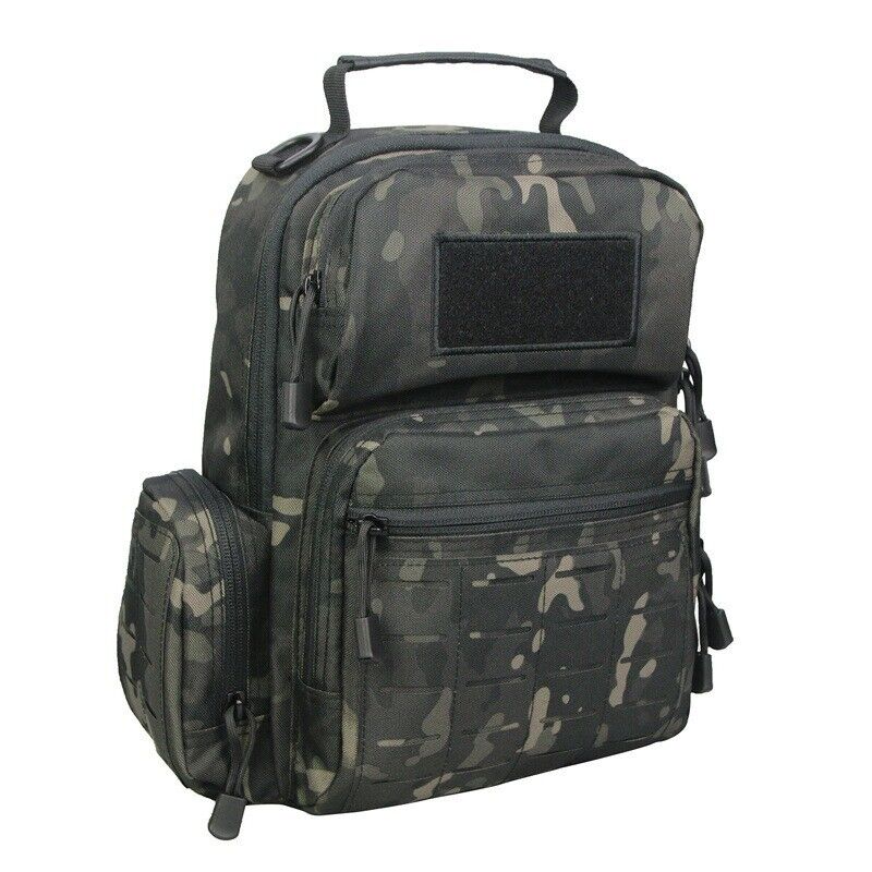 Mens Backpack Tactical Sling Shoulder Bag Molle Travel Chest Pack Outdoor Hiking