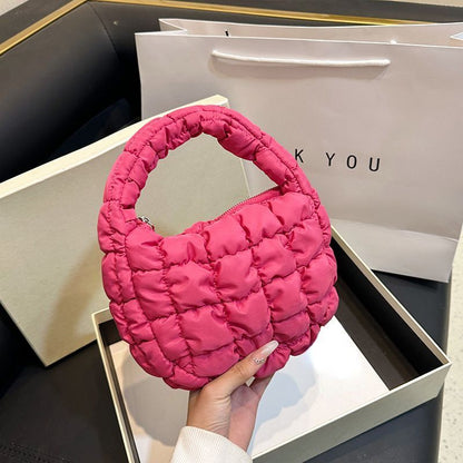 Shoulder Bags Pleated Cloud Mini Bag Versatile Small Handbag Crossbody Purse