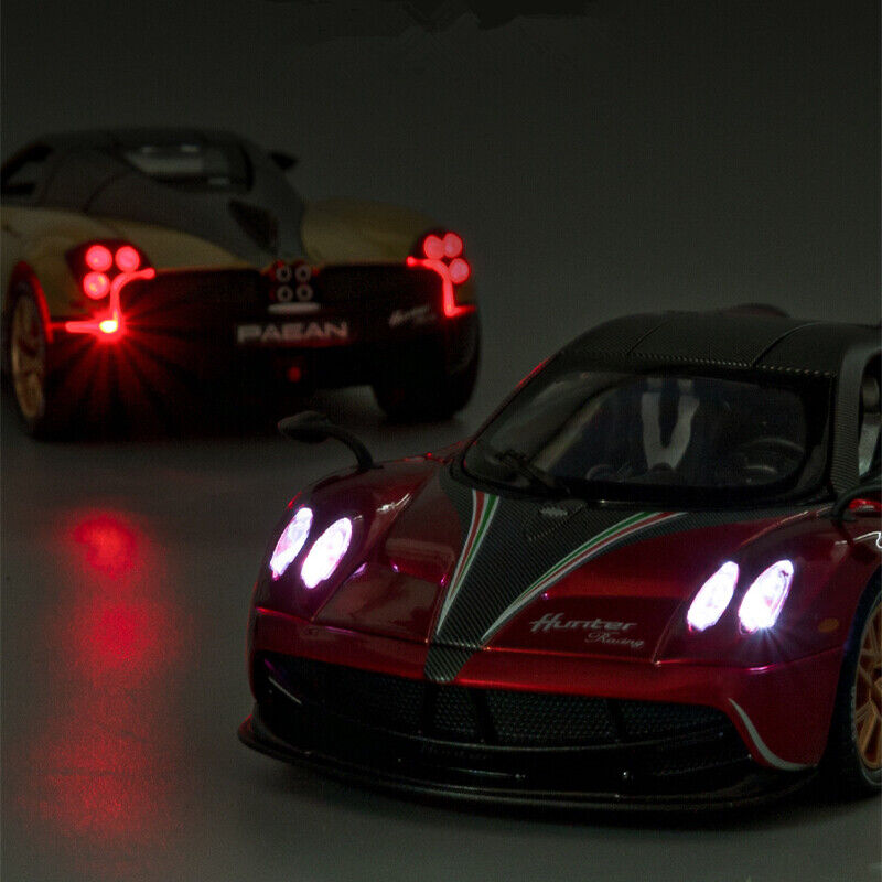 1:24 Pagani Huayra Dinastia Diecast Model Vehicle Toy Car Sound & Light Kid Gift