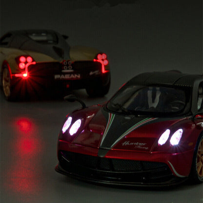 1:24 Pagani Huayra Dinastia Diecast Model Vehicle Toy Car Sound & Light Kid Gift
