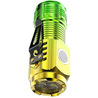 Mini Flashlight 3* 3030LED Lamp Beads Super Bright Flashlight Outdoor Camping