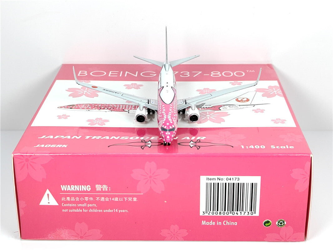 1:400 Phoenix JAPAN TRANSOCEAN AIR BOEING B737-800 Diecast Aircraft Plane Model