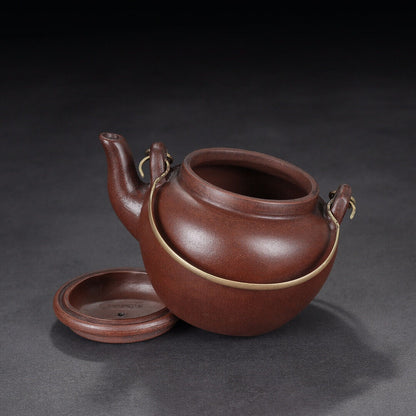 Chinese Yixing Zisha Clay Handmade Exquisite Teapot（蛋包 底款：周桂珍）