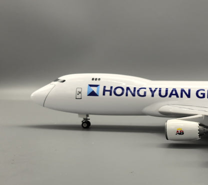 1:160 47CM HONGYUAN GROUP BOEING 747-8 Plane Landing Gear Resin Aircraft Model