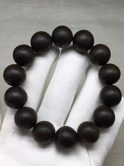 16mm Chinese Natural Eaglewood Handmade Exquisite Bracelets 31330