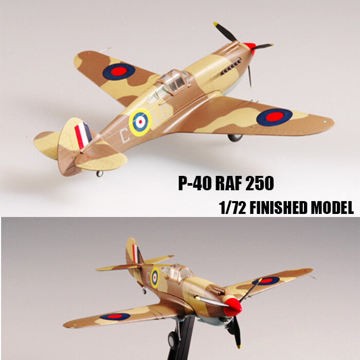 RAF250 P-40 Sqn 1941 North Africa 1/72 aircraft finish plane Easy model